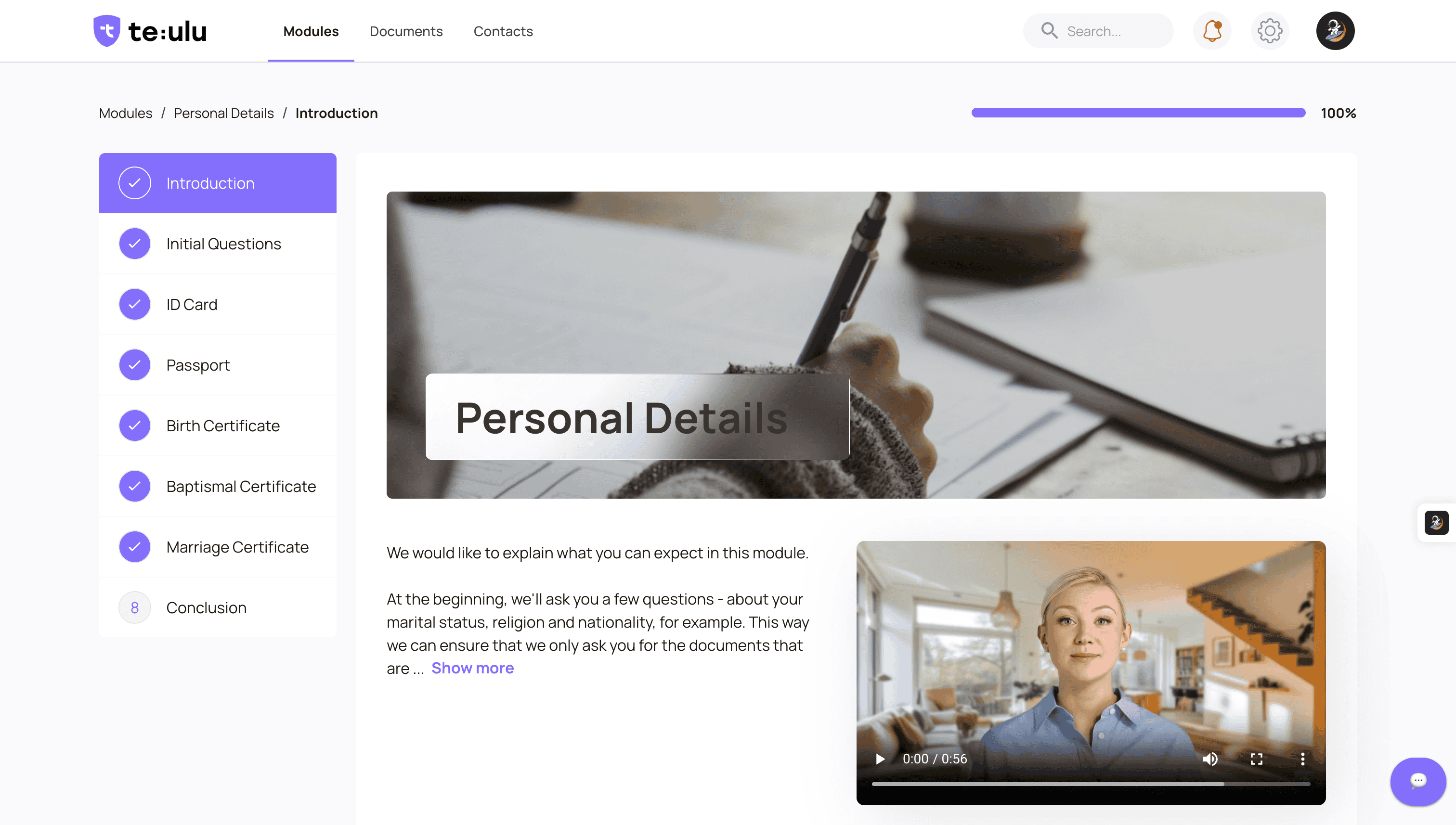 Teulu Document Management - Project Screenshot