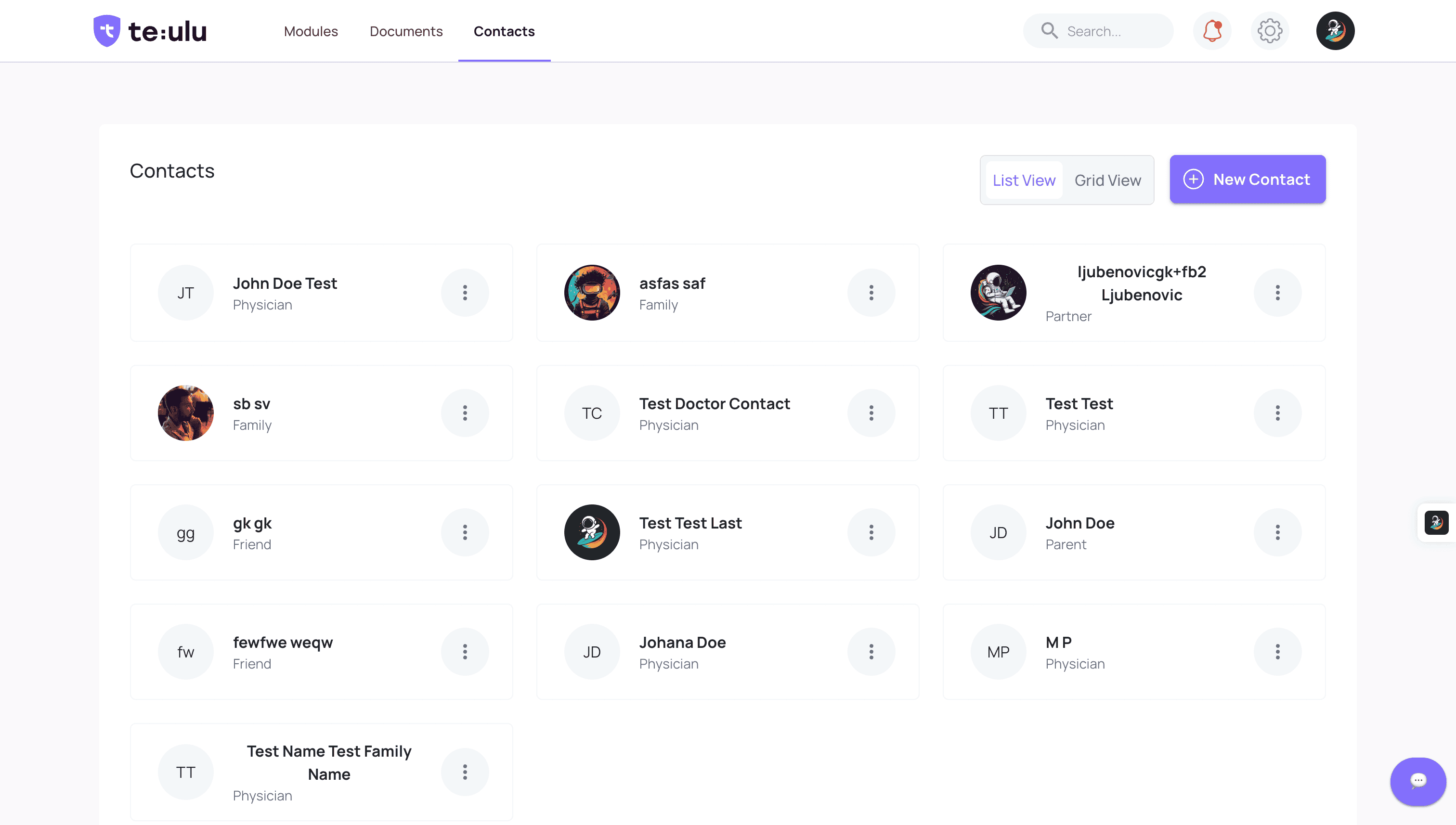 Teulu Document Management - Project Screenshot