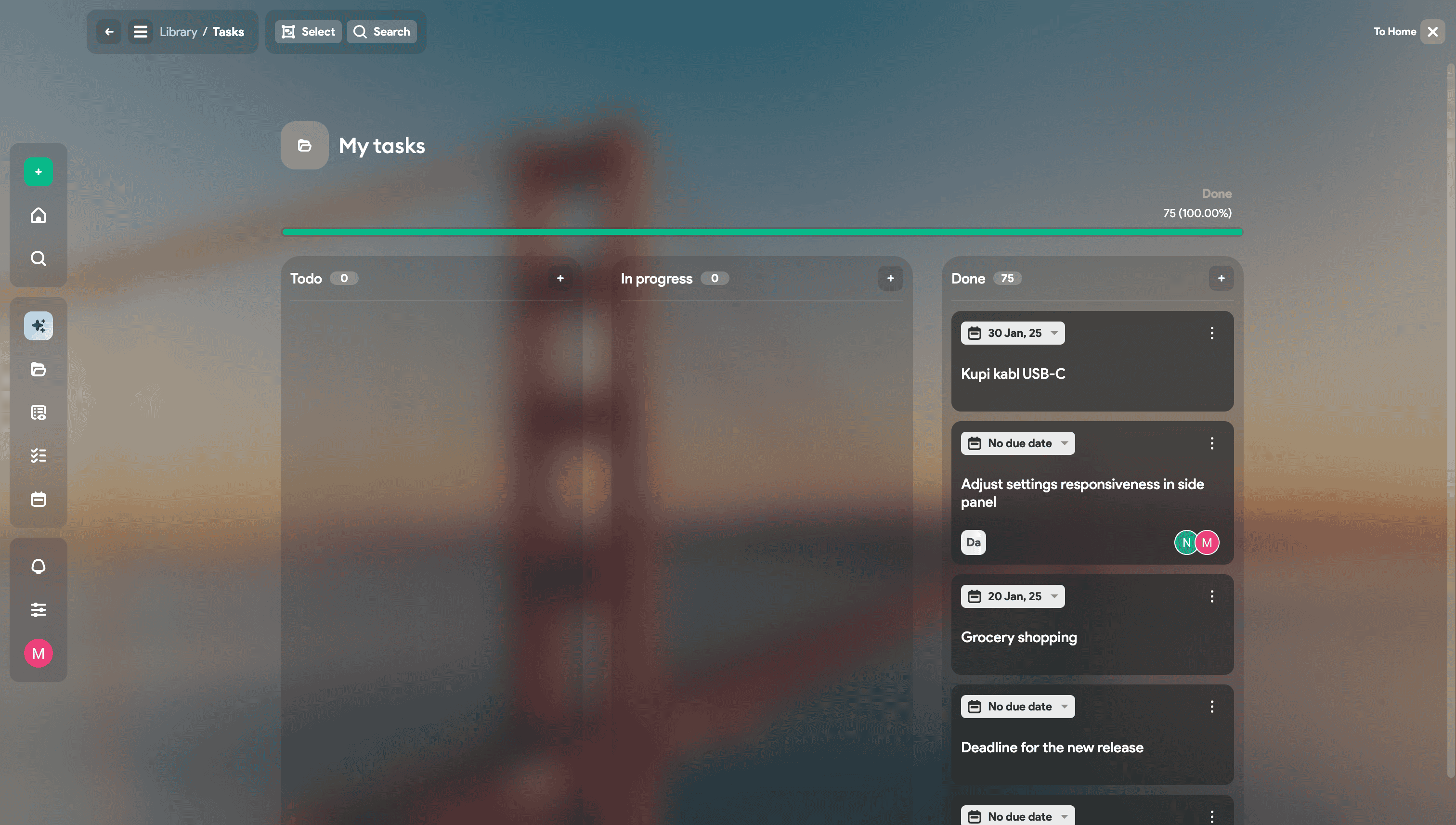Dashbee - Screenshot